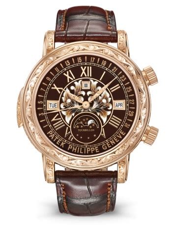 prix montre patek philippe tourbillon|patek philippe 6002r price.